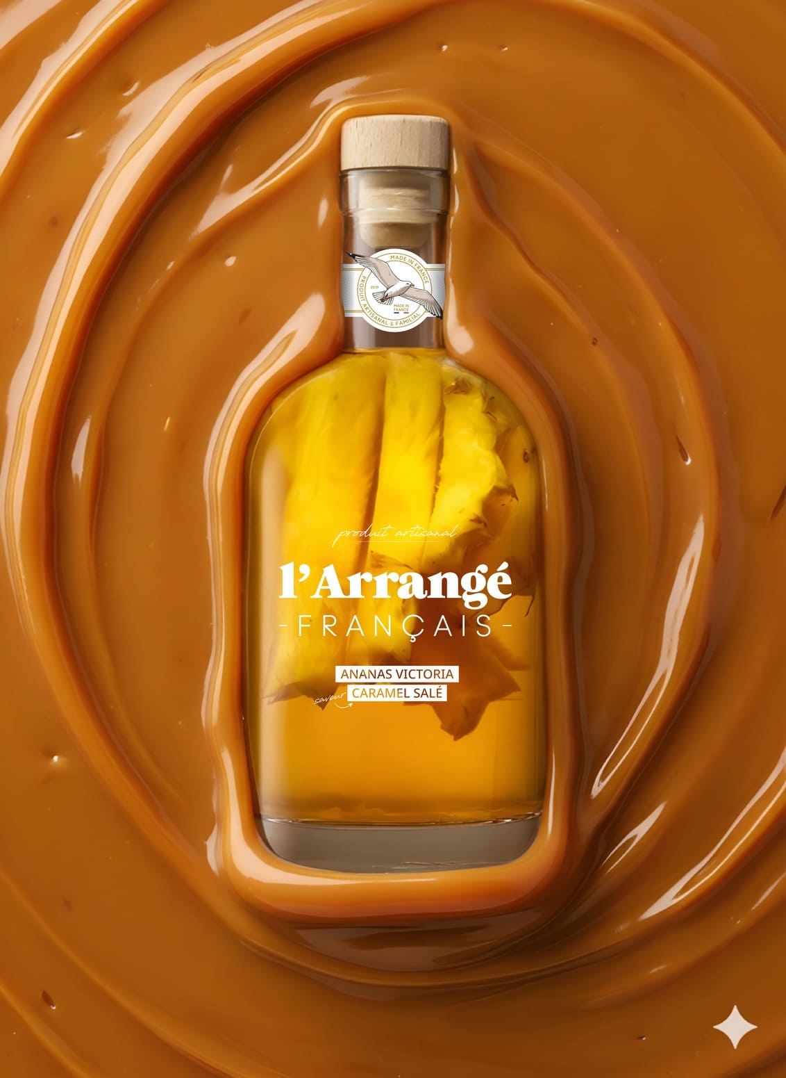 Ananas Victoria, Caramel salé