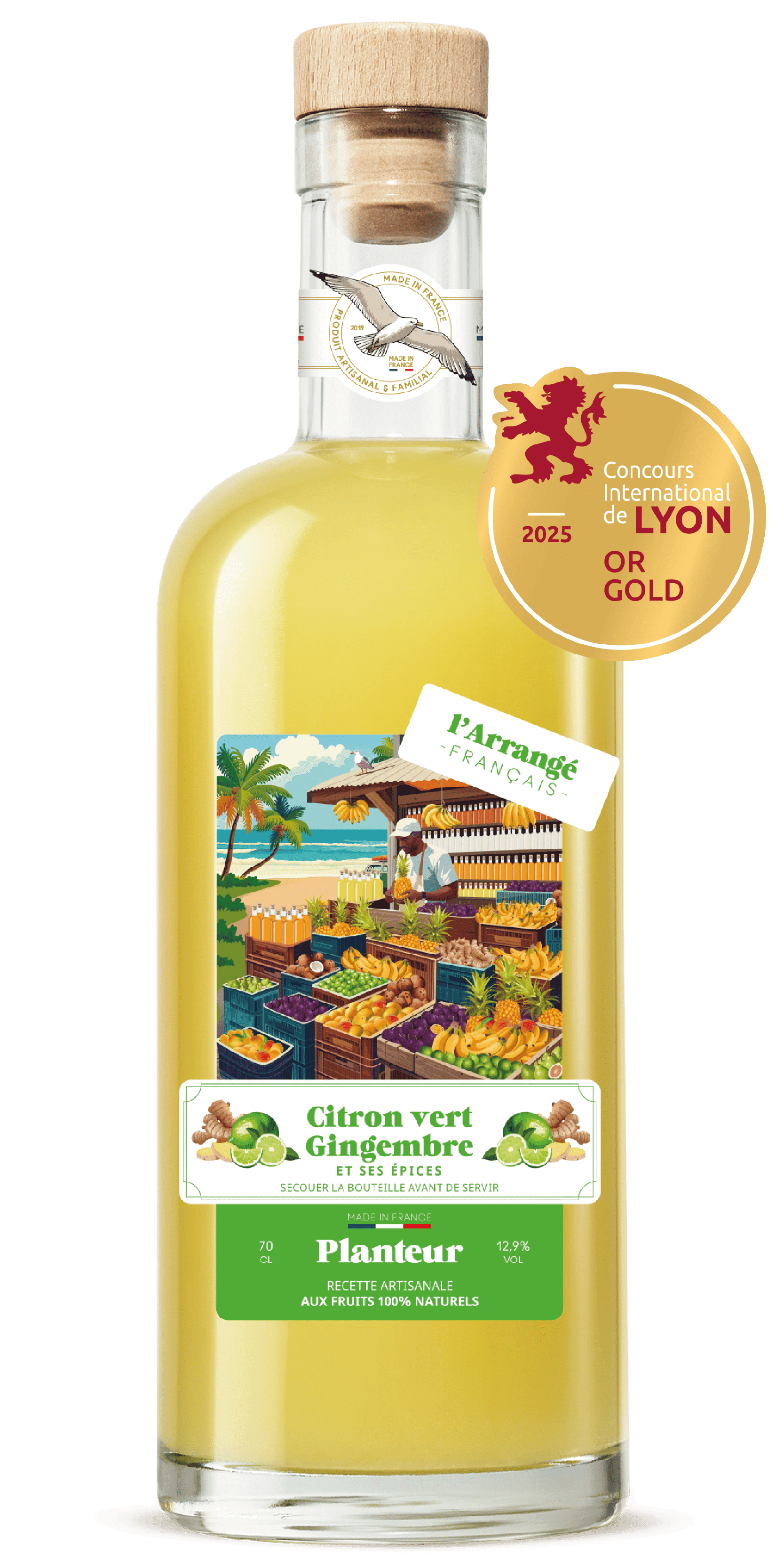 Citron vert, Gingembre  L'Arrang Franais
